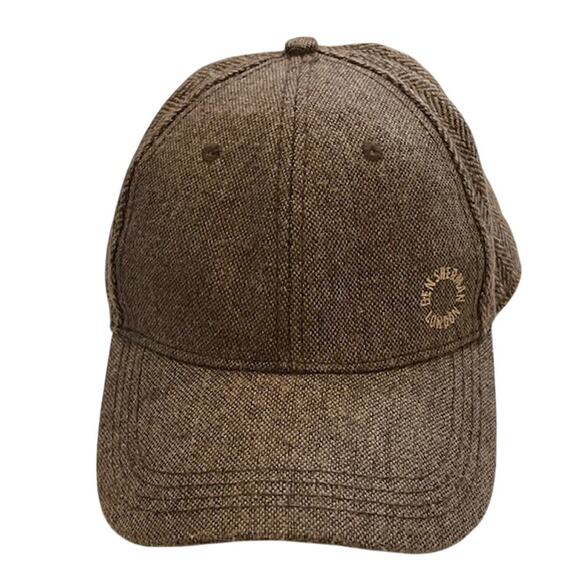 Ben Sherman, Men's Wool Blend Herringbone Pattern,  Baseball Cap - Picture 1 of 5